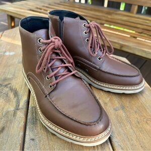 Men's Brown Vegan Leather Chukka Boots